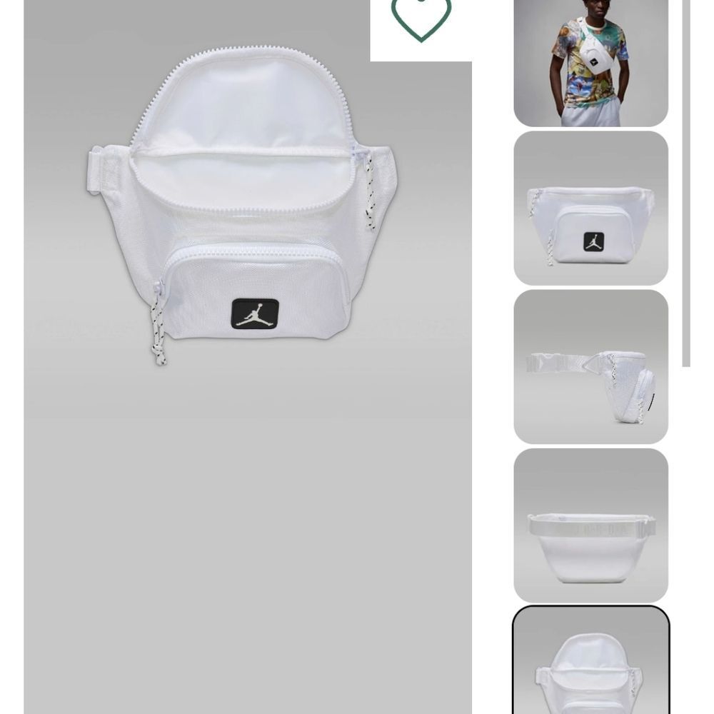 Jordan Rise Crossbody Bag- White - Picture 6 of 13